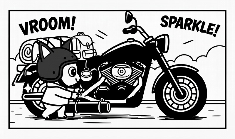 猫ライダー漫画:何度だってやりなおすさ