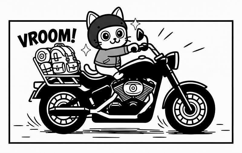 猫ライダー漫画:何度だってやりなおすさ