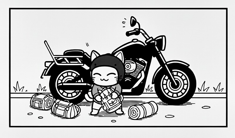 猫ライダー漫画:何度だってやりなおすさ