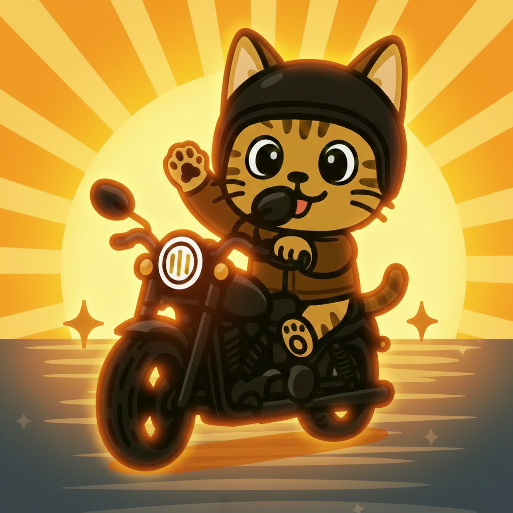 猫ライダー！のＬＩＮＥスタンプ