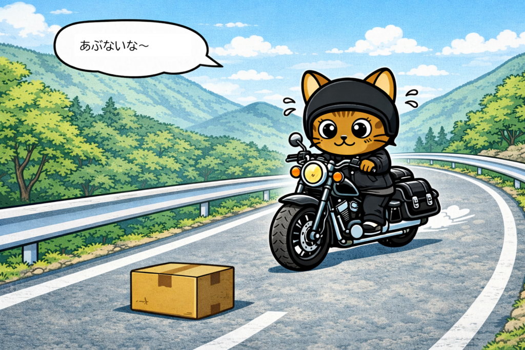 猫ライダー漫画：一日一善